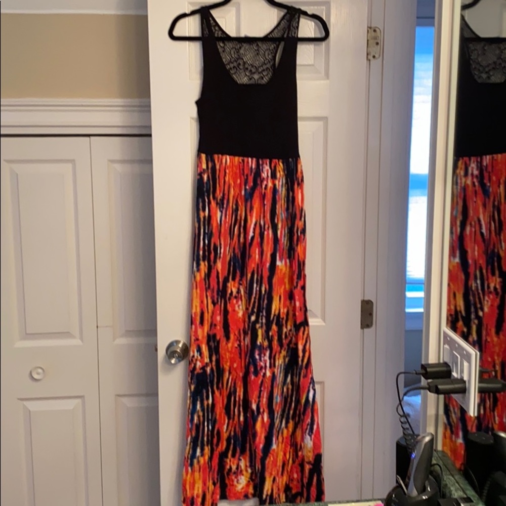 Currants tie-dye maxi dress